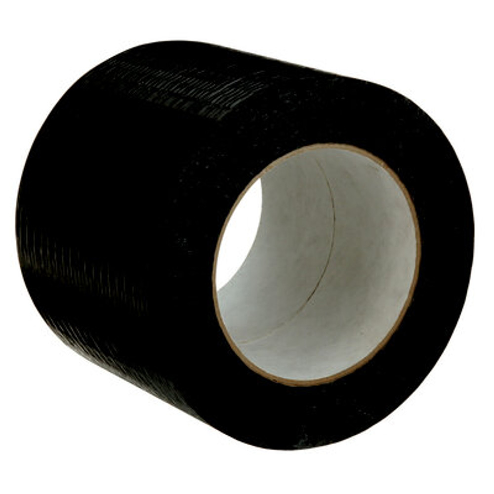 3M Woven Patch Tape 442B, Black, 99 mm x 50 m, 15 rolls per case