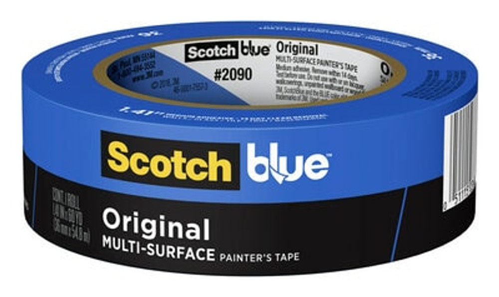 ScotchBlue Original Painter's Tape 2090-36SC, 1.41 in x 60 yd (36 mm x 54.8 m)