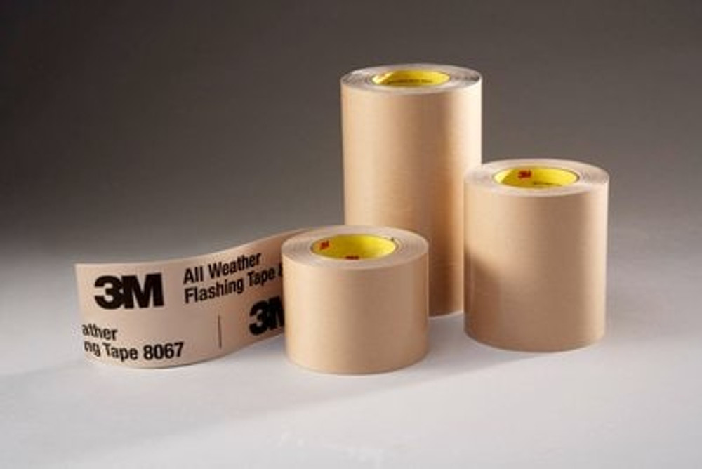 3M All Weather Flashing Tape 8067 Tan, 9 in x 75 ft, 4 per case, SlitLiner (2-7 Slit) 31622