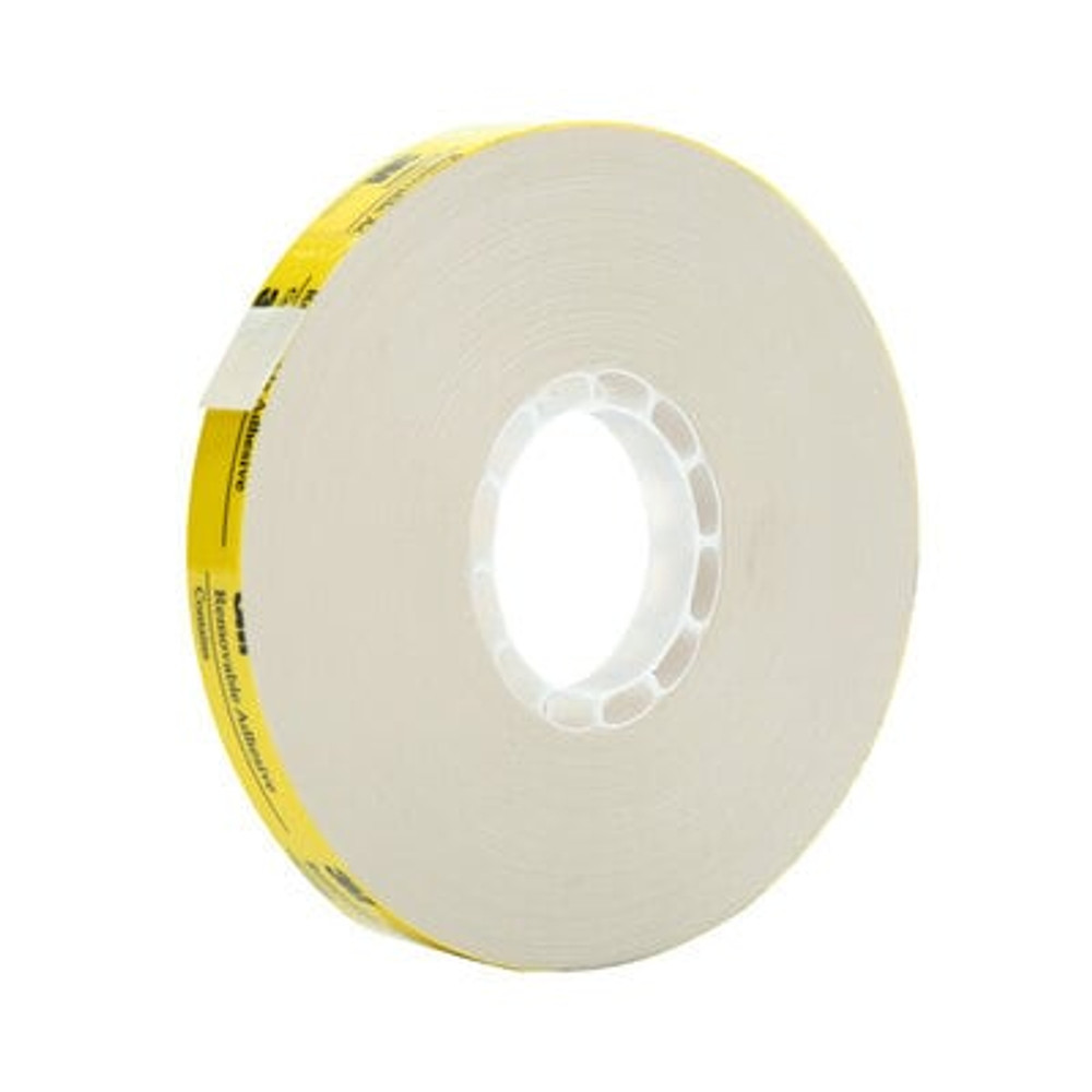 Scotch ATG Repositionable Double Coated Tissue Tape 928, Translucent
White, 1/4 in x 18 yd, 2 mil, (12 Roll/Carton) 72 Roll/Case