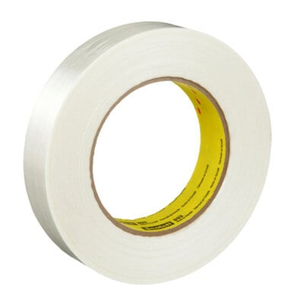 Scotch® Filament Tape 893, Clear, 24 mm x 55 m, 6 mil