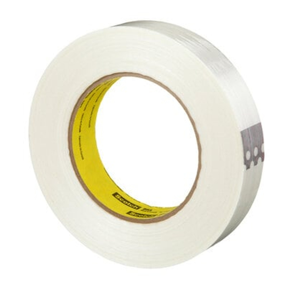 Scotch Filament Tape 893, Clear, 24 mm x 55 m, 6 mil, 36 Rolls/Case 6939
