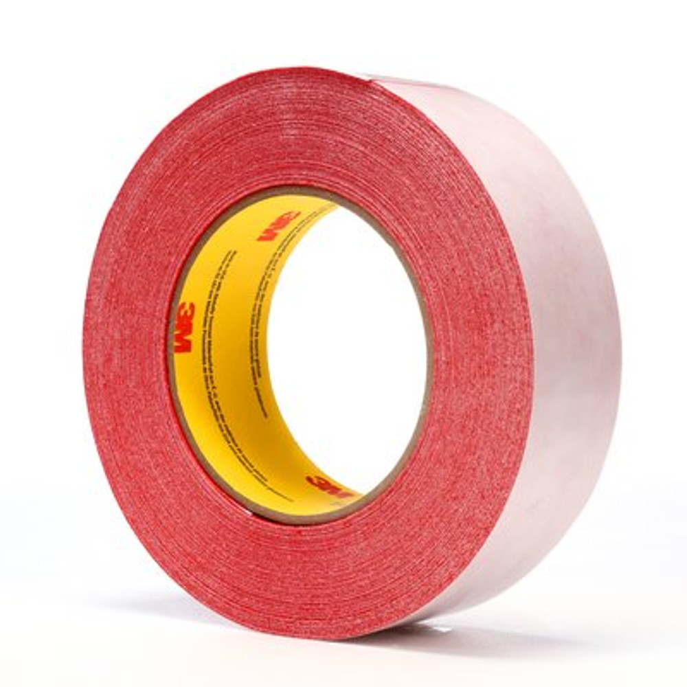 3M Double Coated Tape 9737R, Red, 36 mm x 55 m, 3.5 mil, 32 rolls percase 31467