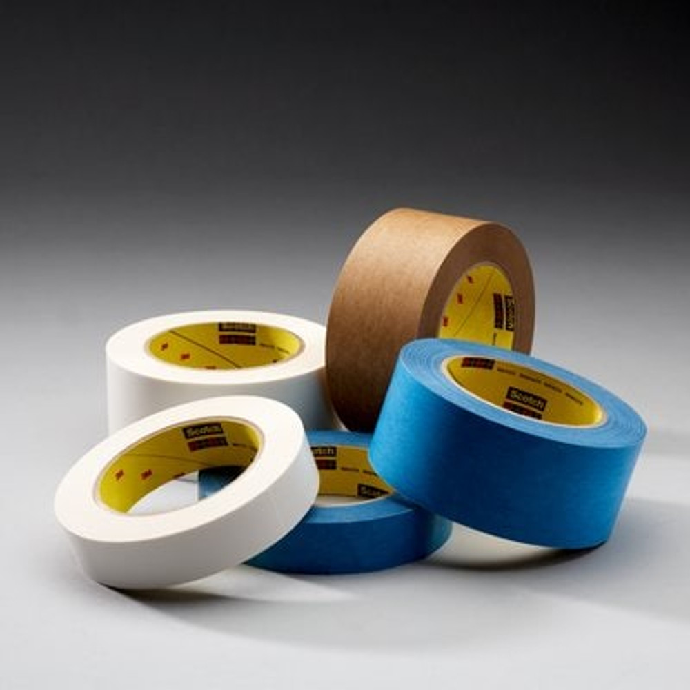 3M Repulpable Flatback Tape R3127, White, 48 mm x 55 m, 4.2 mil, 24 Roll/Case 17614
