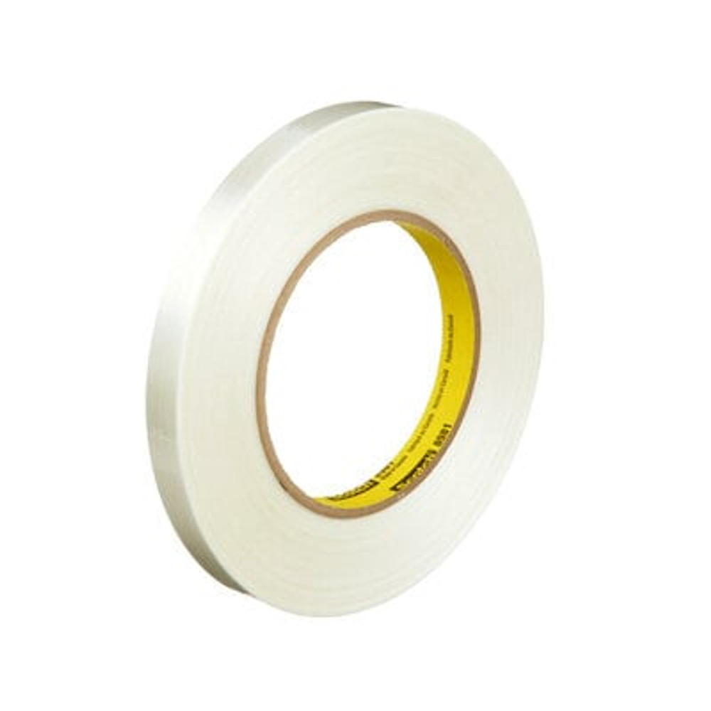 Scotch® Filament Tape 8981, Clear, 12 mm x 55 m, 6.6 mil