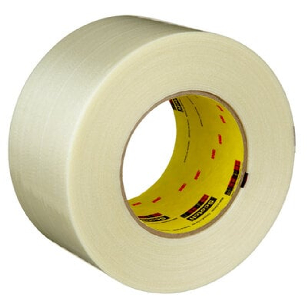 Scotch Filament Tape 8919MSR, Clear, 72 mm x 55 m, 7 mil, 12 Roll/Case