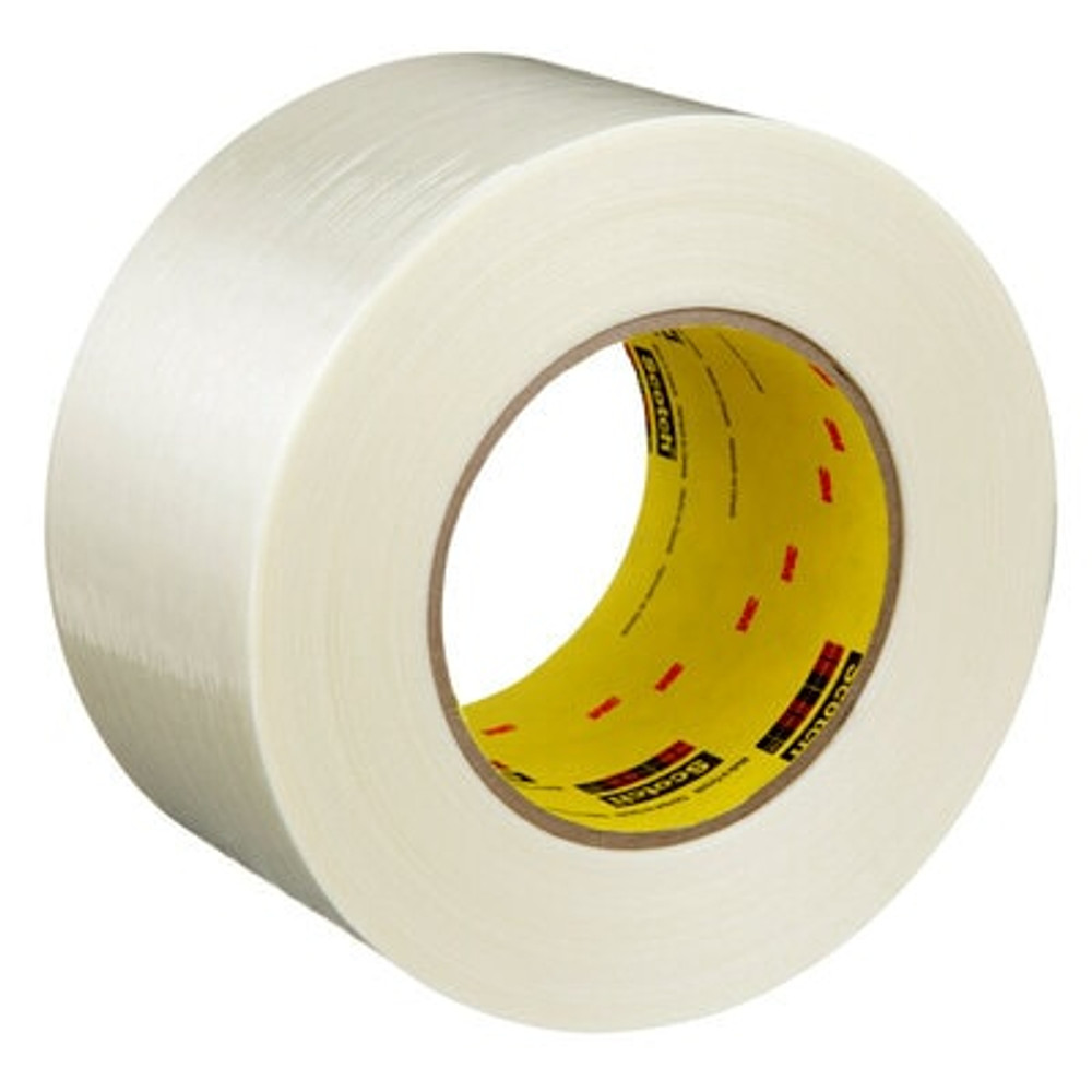 Scotch® Filament Tape 898, Clear, 72 mm x 55 m, 6.6 mil