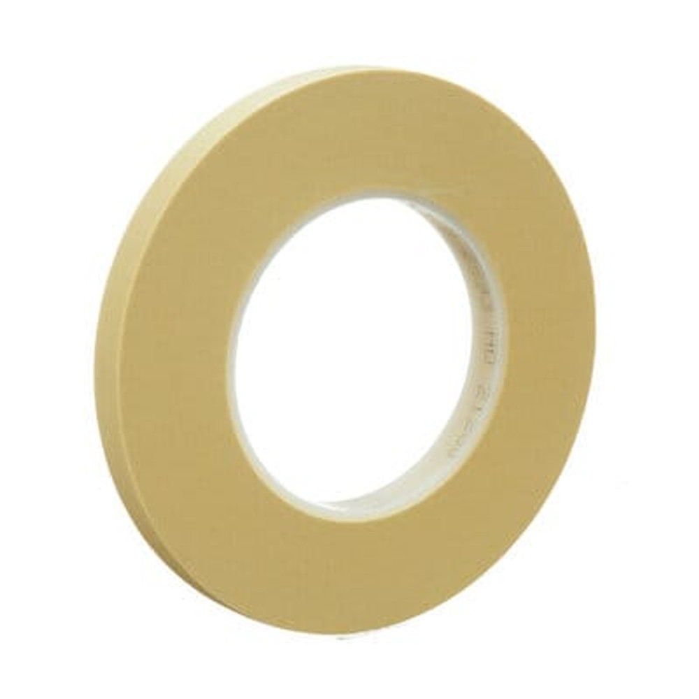 3M High Performance Masking Tape 2693, Tan, 12 mm x 55 m, 7.9 mil,
 plastic core
