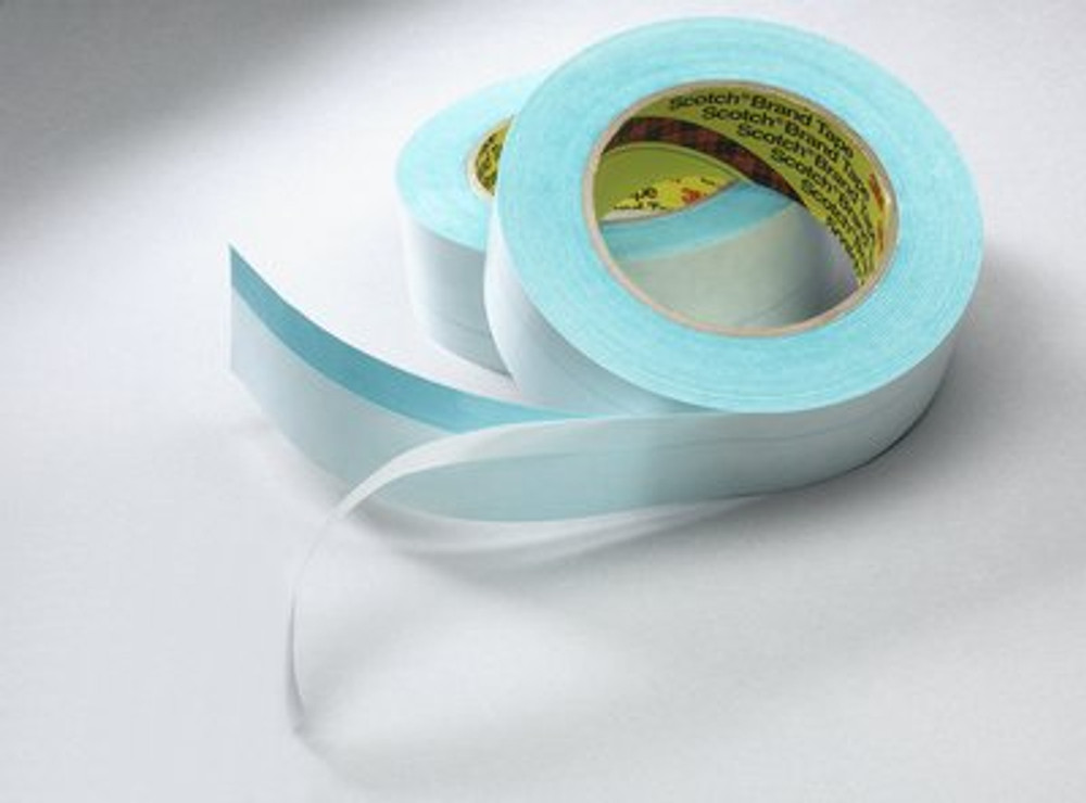 3M Repulpable Double Coated Flying Splice Tape 913, Blue, 36 mm x 33 m,3 mil, 24 rolls per case 2632