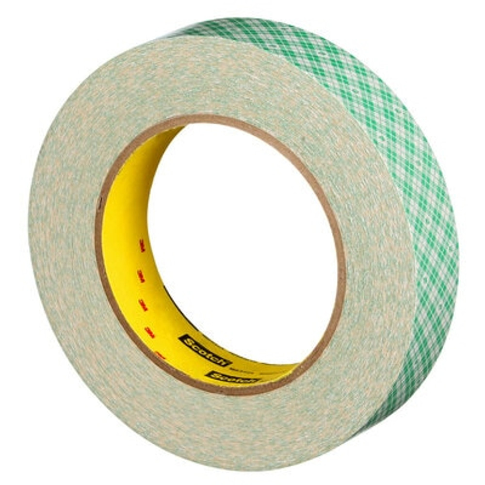 3M Double Coated Paper Tape 410M, Natural, 1 in x 36 yd, 5 mil, 36rolls per case 31649