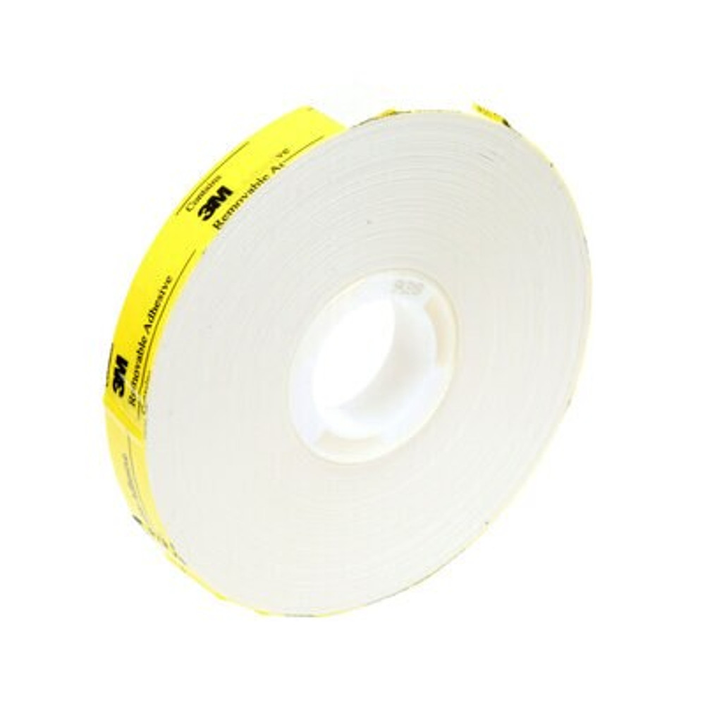 Scotch ATG Repositionable Double Coated Tissue Tape 928, Translucent
White, 1/2 in x 36 yd, 2 mil, (12 Roll/Carton) 72 Roll/Case