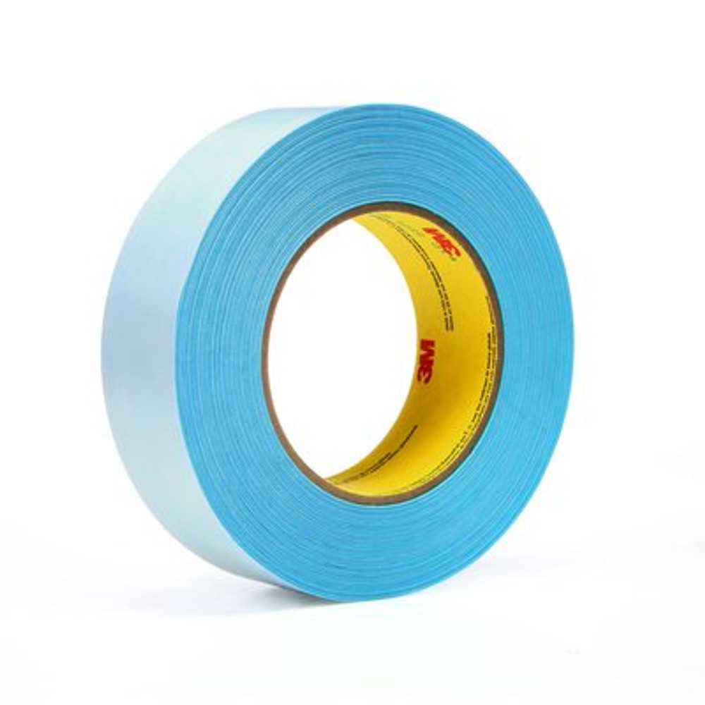 3M Repulpable Double Coated Splicing Tape 9038B, Blue, 36 mm x 55 m, 3mil, 24 rolls per case 17550