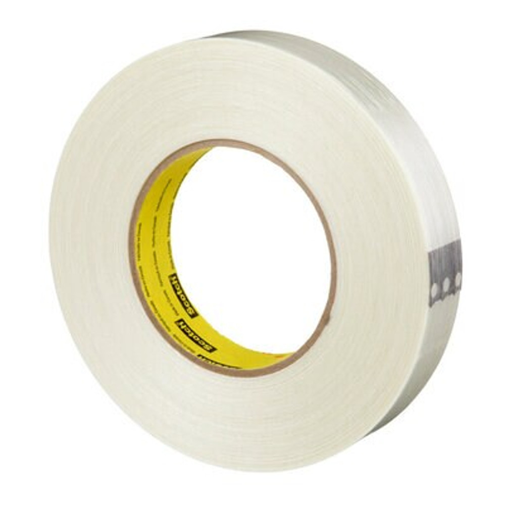 Scotch Filament Tape 890MSR, Clear, 24 mm x 55 m, 8 mil, 36 rolls percase 56008