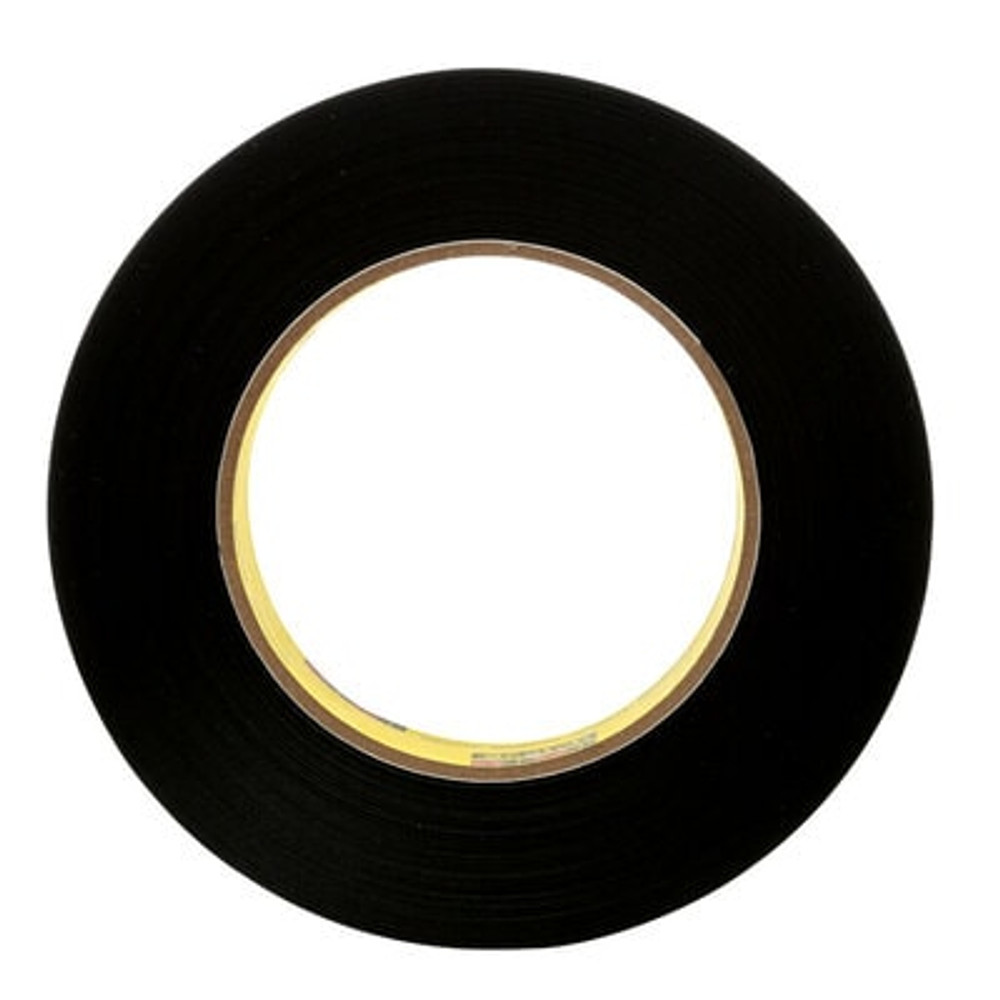 3M Vinyl Tape 472, Black, 1/2 in x 36 yd, 10.4 mil, 72 rolls per case 3149