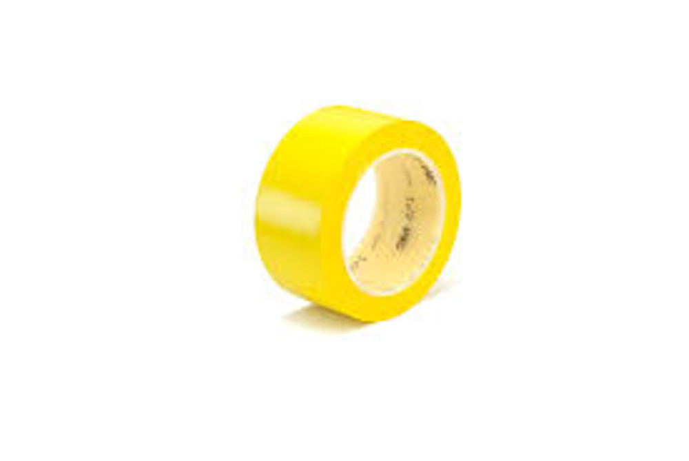 3M Vinyl Tape 4712, Yellow, 48 in x 36 yd, 5.2 mil, 1 roll per case 7010536021