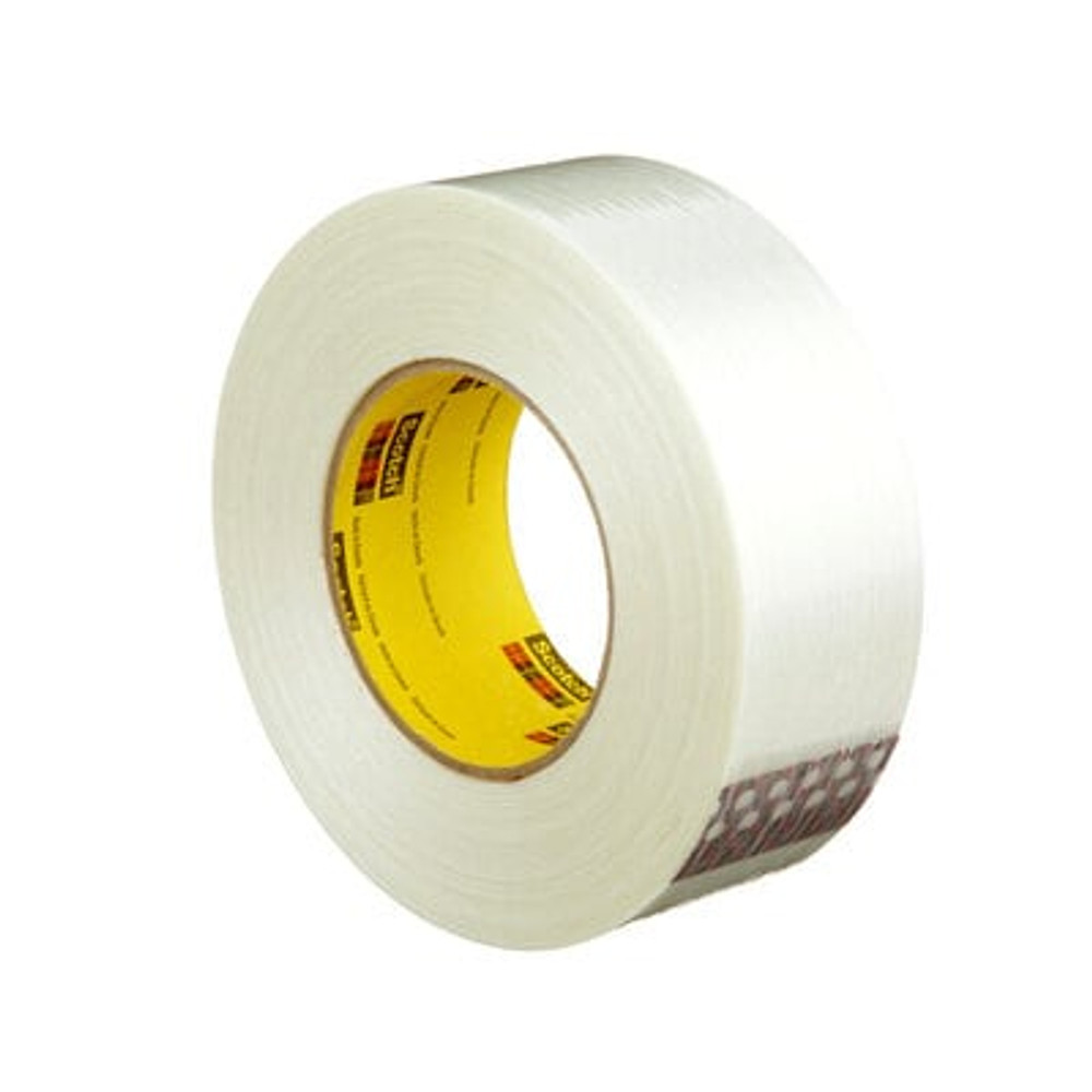 Scotch Filament Tape 890MSR, Clear, 48 mm x 55 m, 8 mil, 24 rolls percase 19592