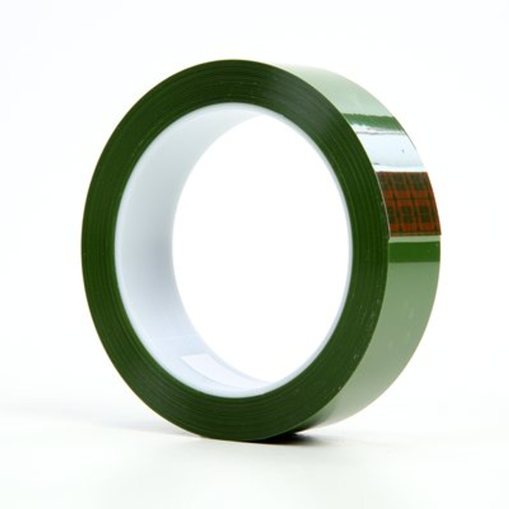 3M Polyester Tape 8402, Green, 1.9 mil, 25.4 mm x 65.8 m, 36 Roll/Case 5687