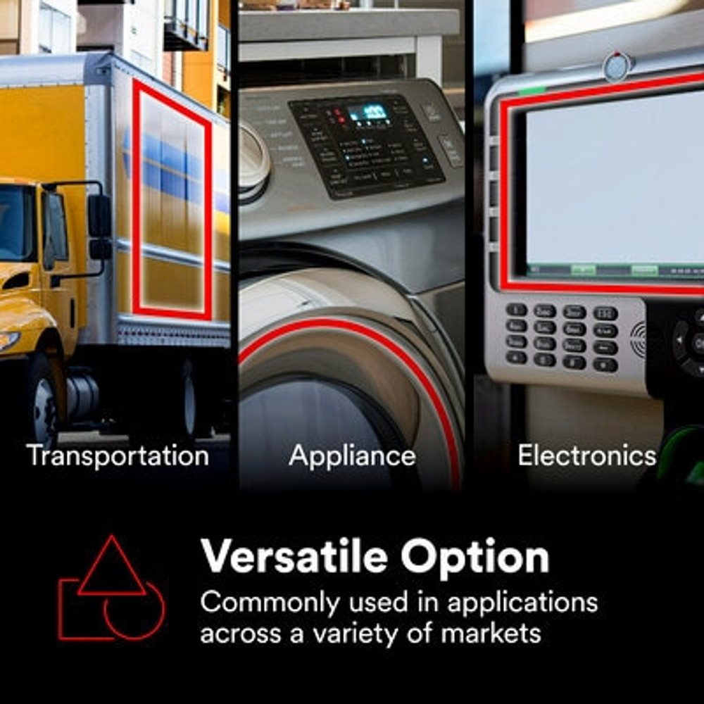 3MÃ¢â€žÂ¢ VHBÃ¢â€žÂ¢ Tape 4956, Gray, 1/2 in x 36 yd, 62 mil, 18 Roll/Case