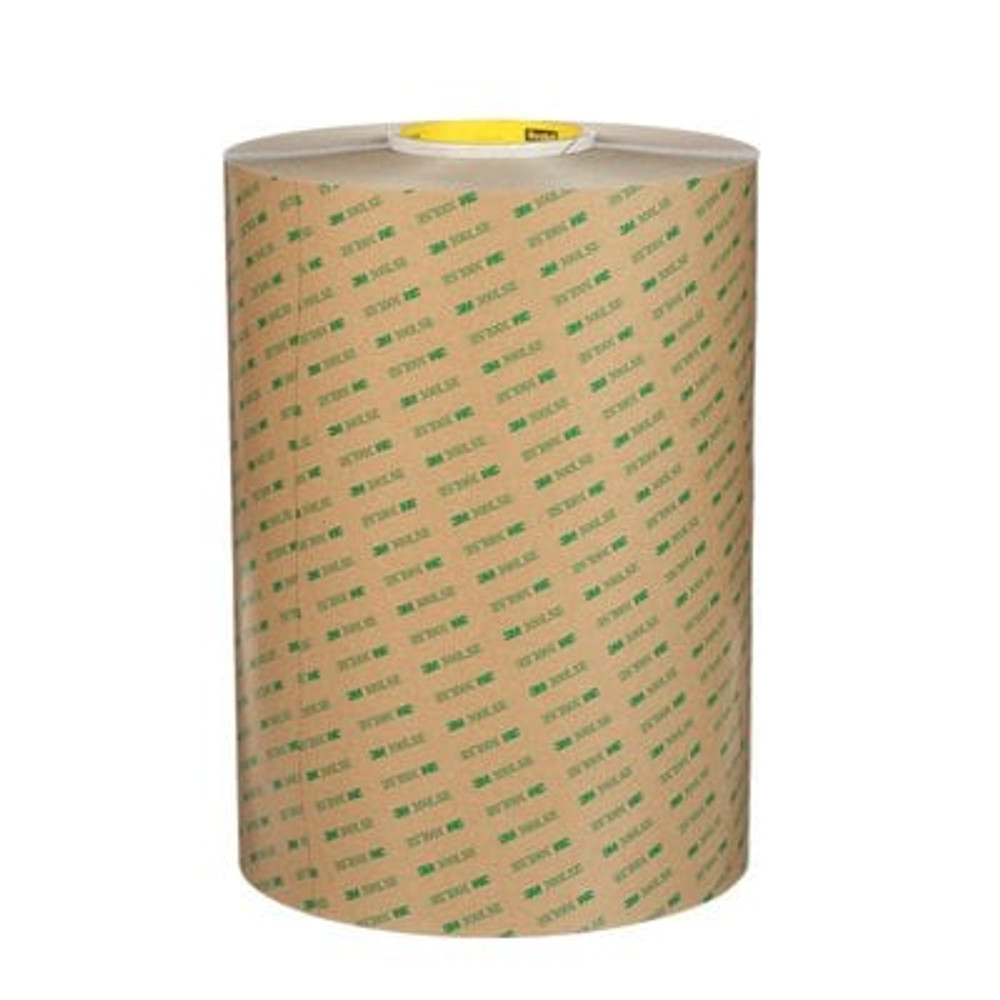 3M Adhesive Transfer Tape 9472LE, Clear, 24 in x 180 yd, 5.2 mil, 1roll per case 71464