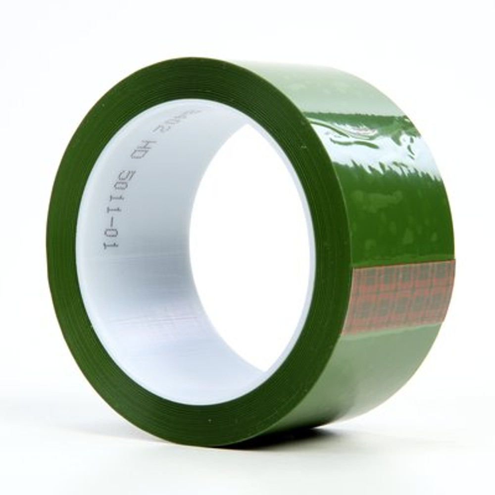 3M Polyester Tape 8402, Green, 1.9 mil, 2 in x 72 yd, 24 Roll/Case 4368