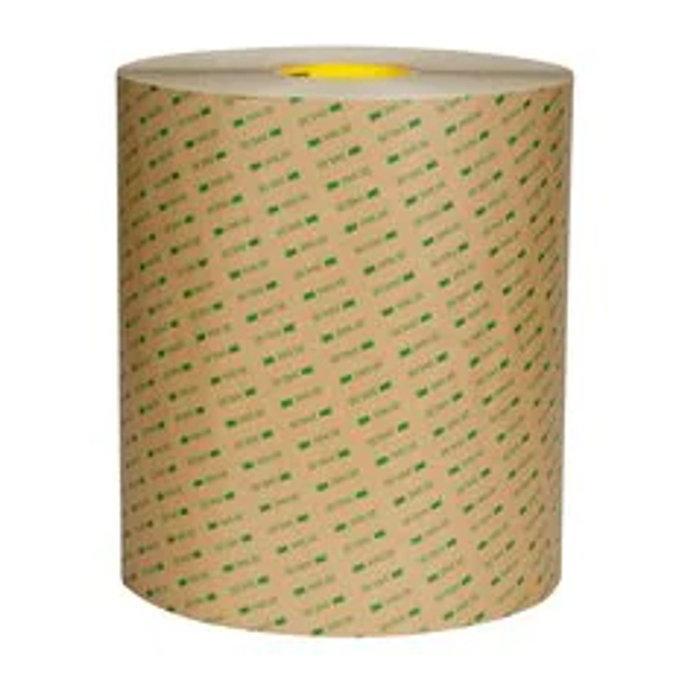 3M Double Coated Tape 93020LE, Clear, 48 in x 180 yd, 7.9 mil, Roll 7010535740