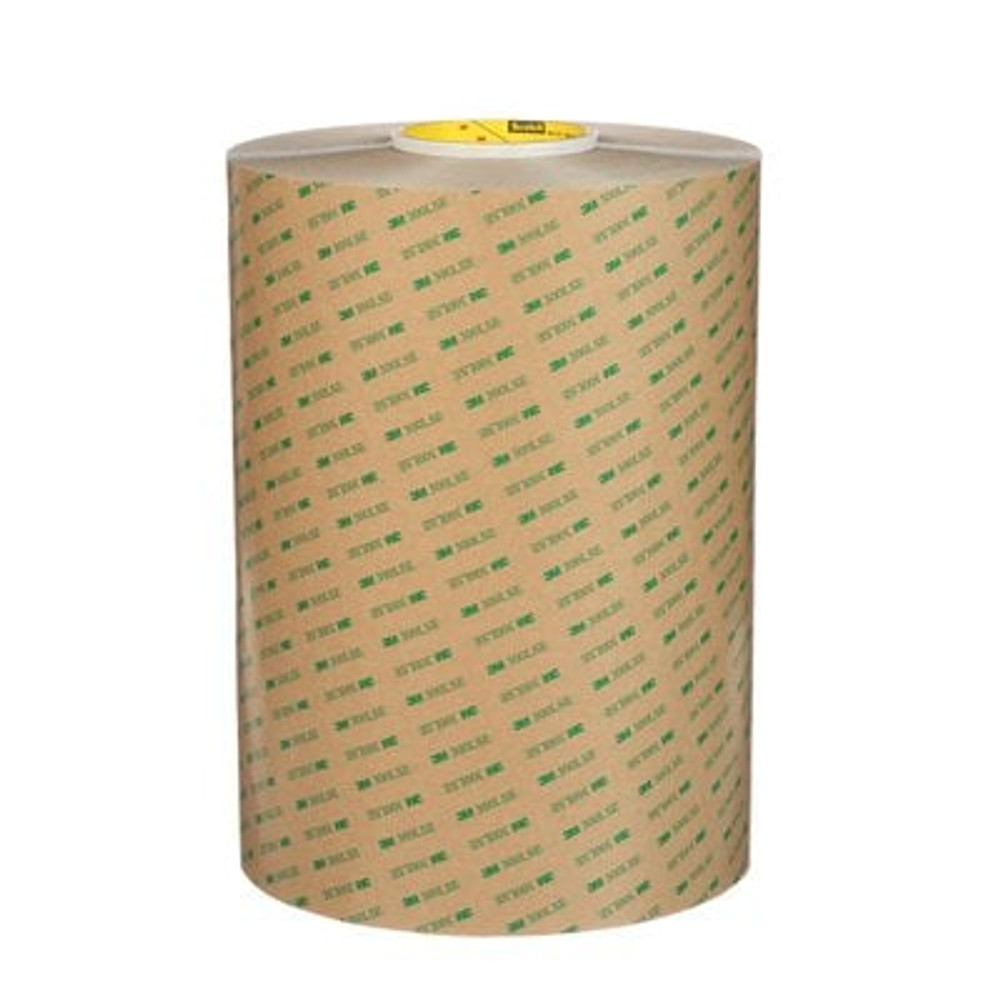 3M Adhesive Transfer Tape 9472LE, Clear, 27 in x 180 yd, 5.2 mil, 1roll per case 37254