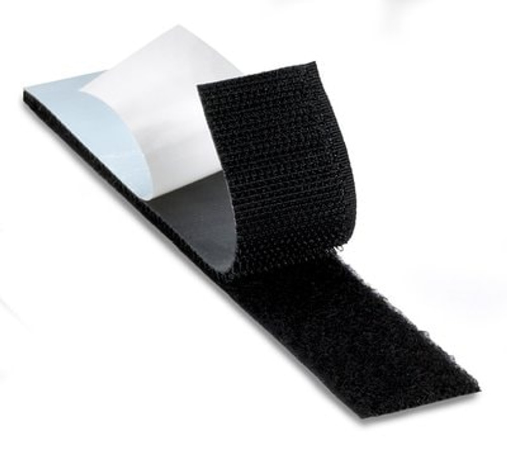 3M Loop Fastener SJ3531, Black, 4 in x 50 yd, 1 Roll/Case