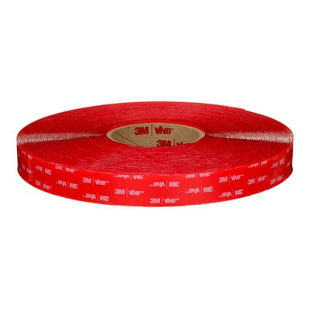 3M VHB Tape 4910, Clear, 24 in x 36 yd, 40 mil, 1 Roll/Case
