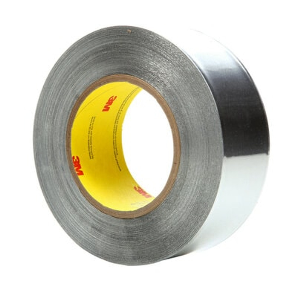 3M Heavy Duty Aluminum Foil Tape 438, Silver, 3 in x 60 yd, 7.2 mil, 16rolls per case 85486