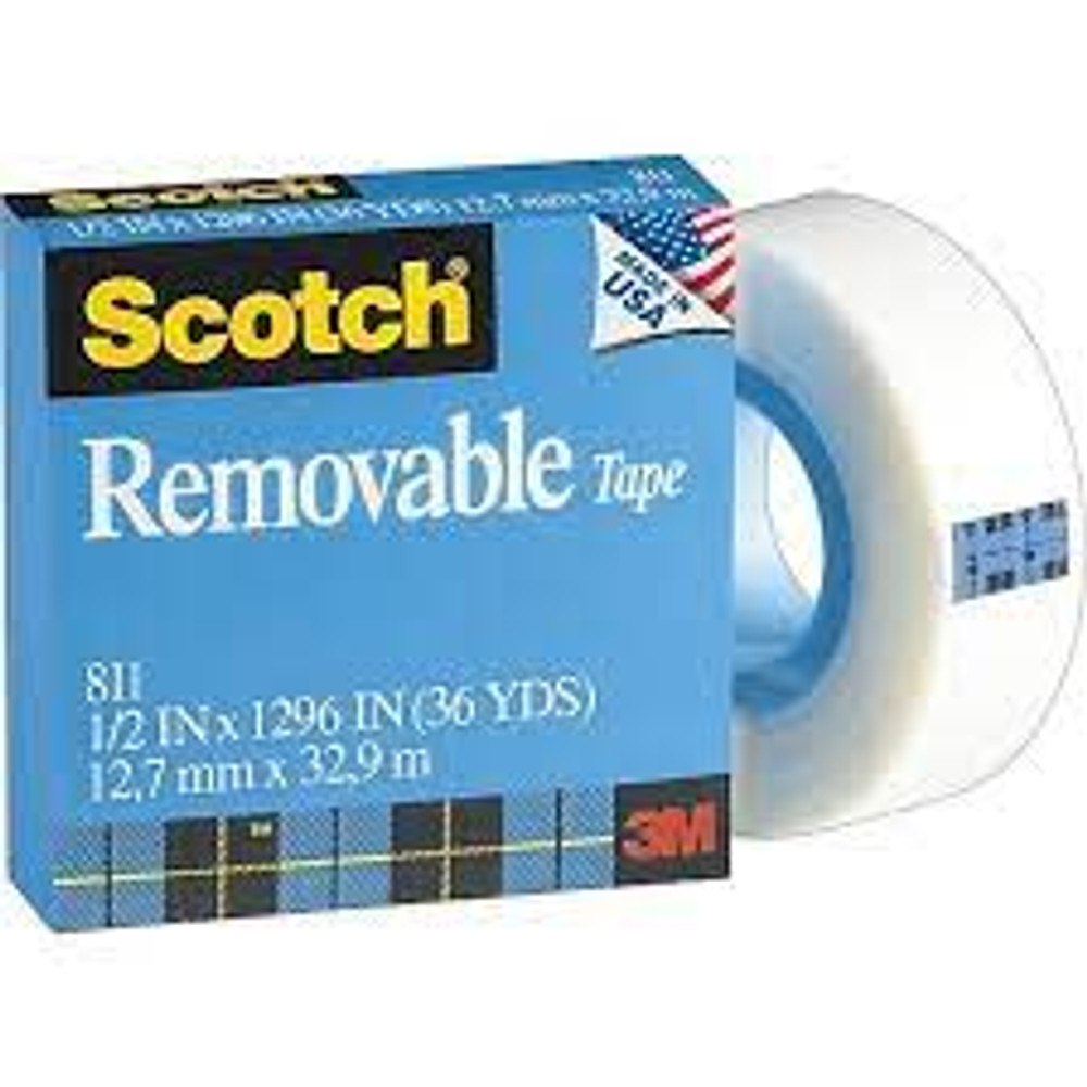 Scotch Tape 811-Tape-100, 14.5 in x 100 yd (368 mm x 91.4 m) 26915