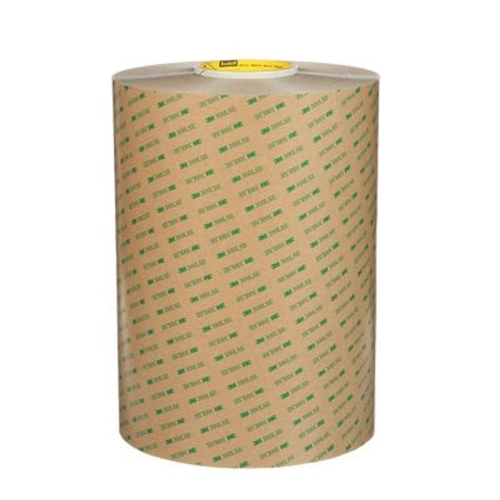 3M Adhesive Transfer Tape 9472LE, Clear, 48 in x 60 yd, 5.2 mil, 1 rollper case 84295