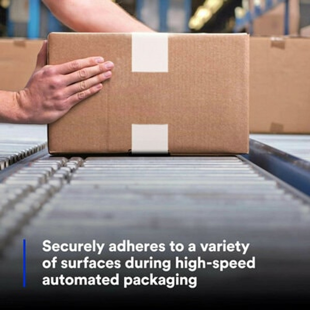 Scotch Box Sealing Tape 371, White, 48 mm x 914 m, 6/Case