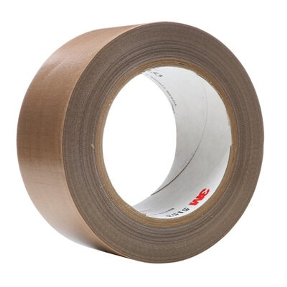 3M Gen Purp PTFE GlassClo Tape 5153 Lgt Brwn, 2inx36yd 6.8 mil