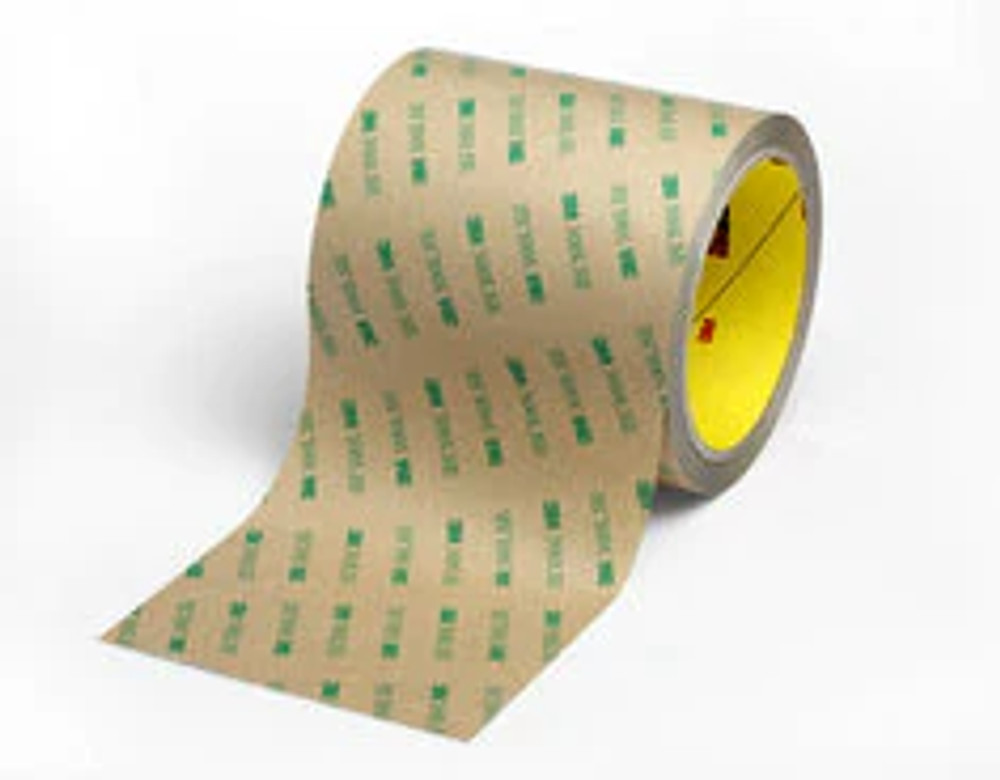 3M Double Coated Tape 9495LE, Clear, 54 in x 180 yds, 5.9 mil, 1 Roll/Case, Restricted