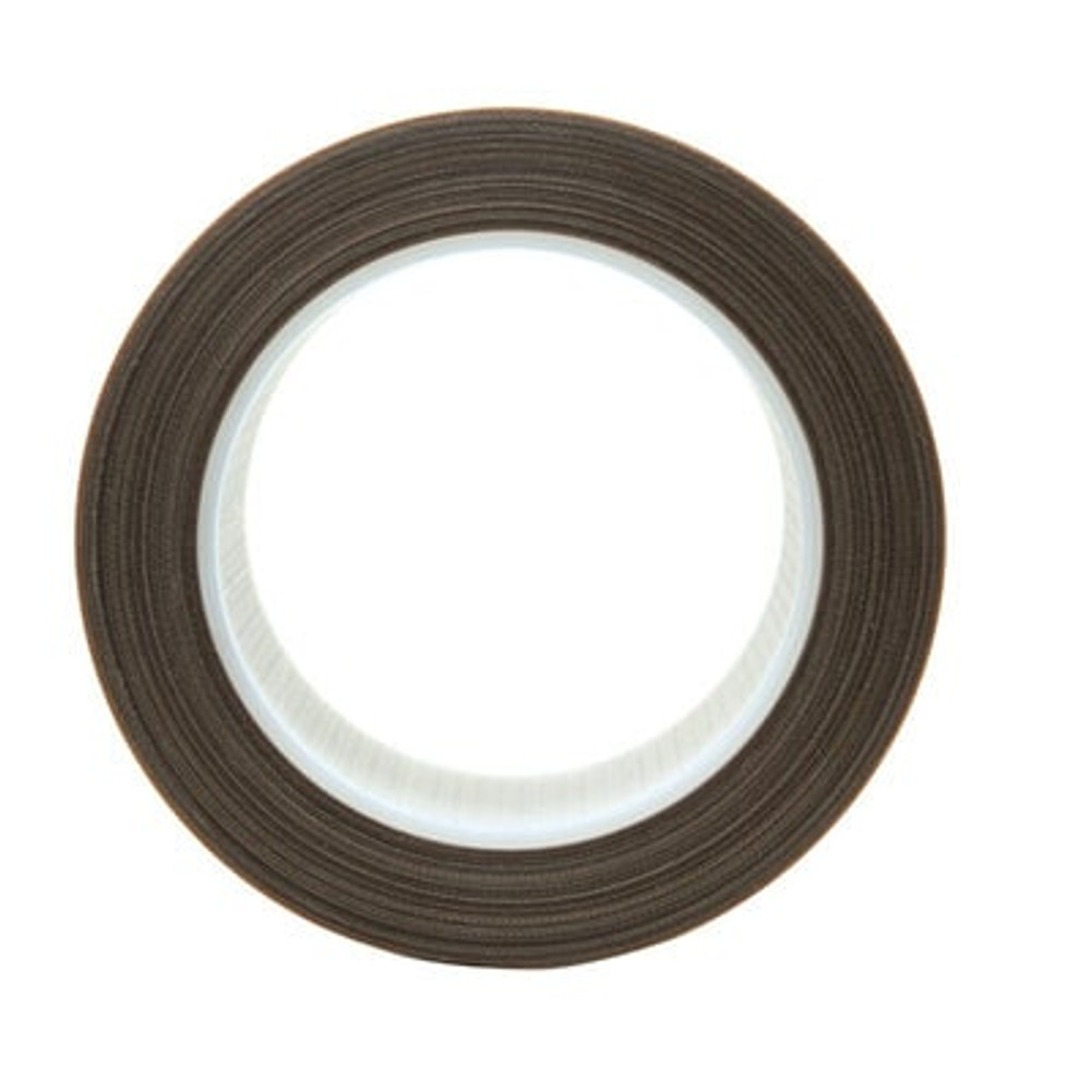 3M PTFE Glass Cloth Tape 5451, Brown, 3 in x 36 yd, 5.6 mil, 3 rollsper case 16155