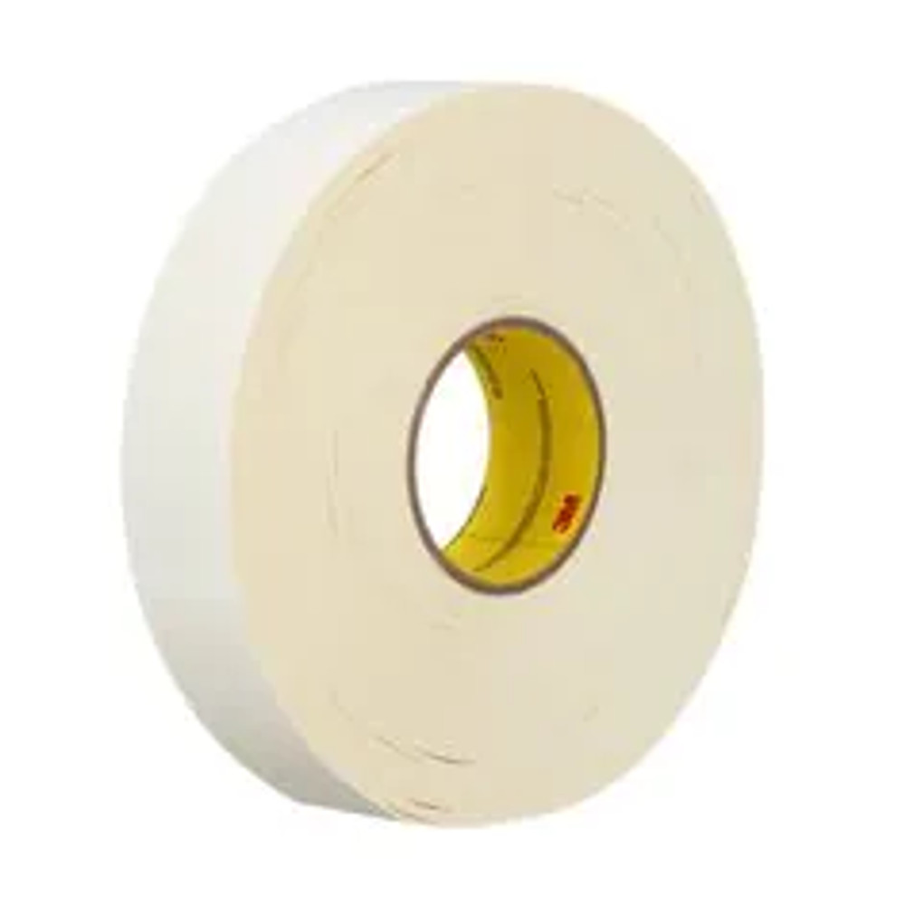 3M Repulpable Heavy Duty Double Coated Tape R3287, White, 204 mm x 330m, 5 mil, 1 roll per case 7010535622