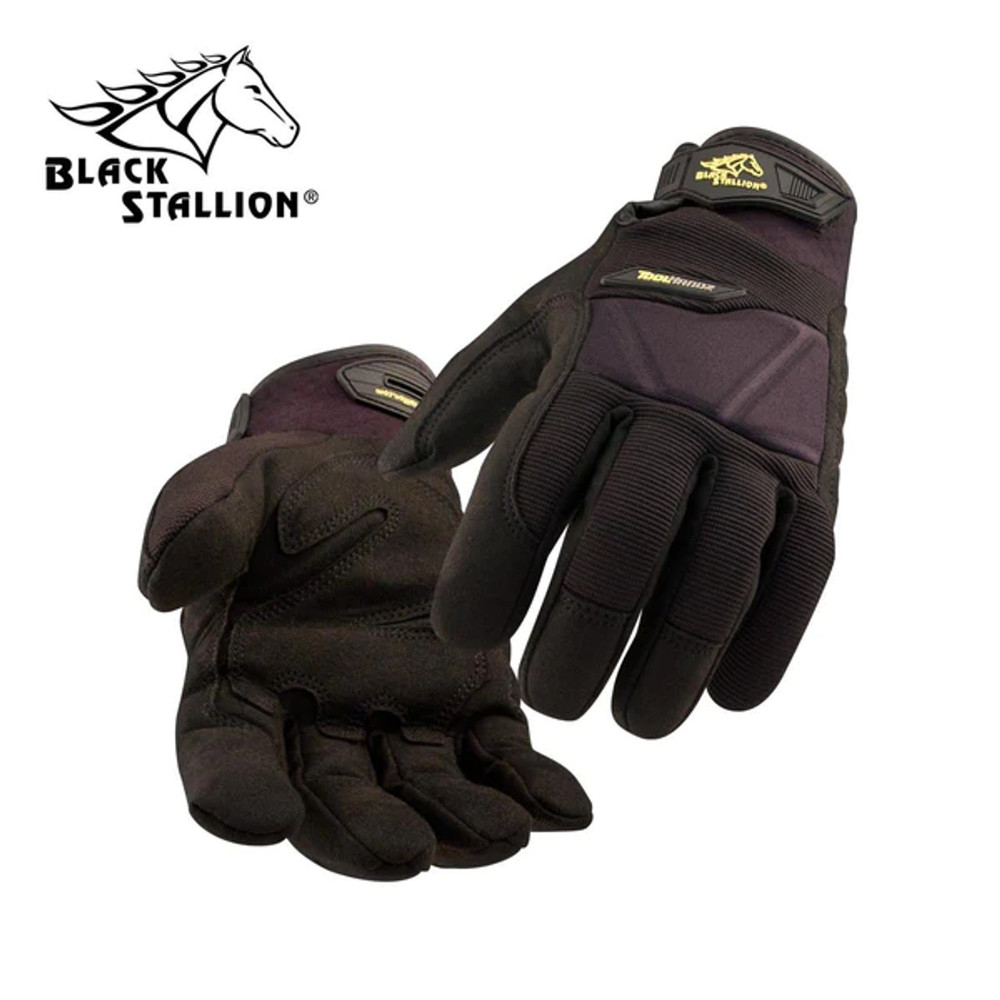 Black Stallion Tool HANDZ SYNTHETIC LEATHER MECHANIC'S GLOVES 2XL GX101-2X