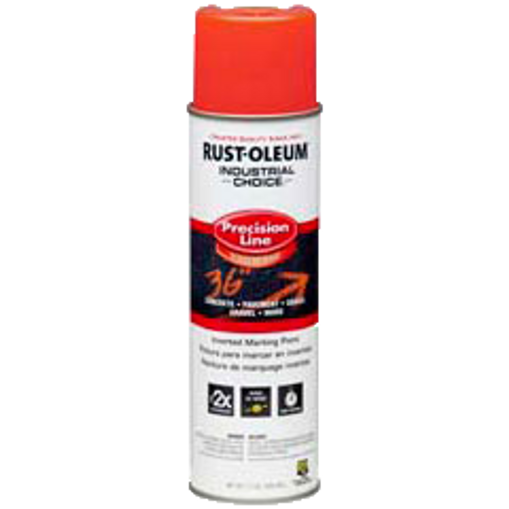 Industrial Choice M1600 System SB Precision Line Marking Paint 1662838 Rust-Oleum | Fluorescent Red