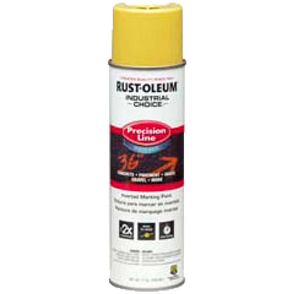 Industrial Choice M1800 System Water-Based Precision Line Marking Paint 203034 Rust-Oleum | Yellow