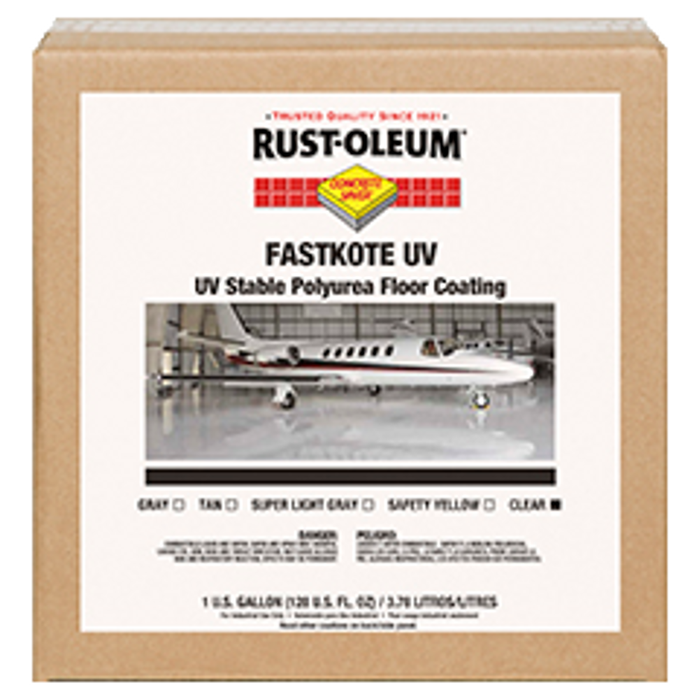 Concrete Saver Fast Kote UV Stable Polyurea Floor Coating 278478 Rust-Oleum | Gray