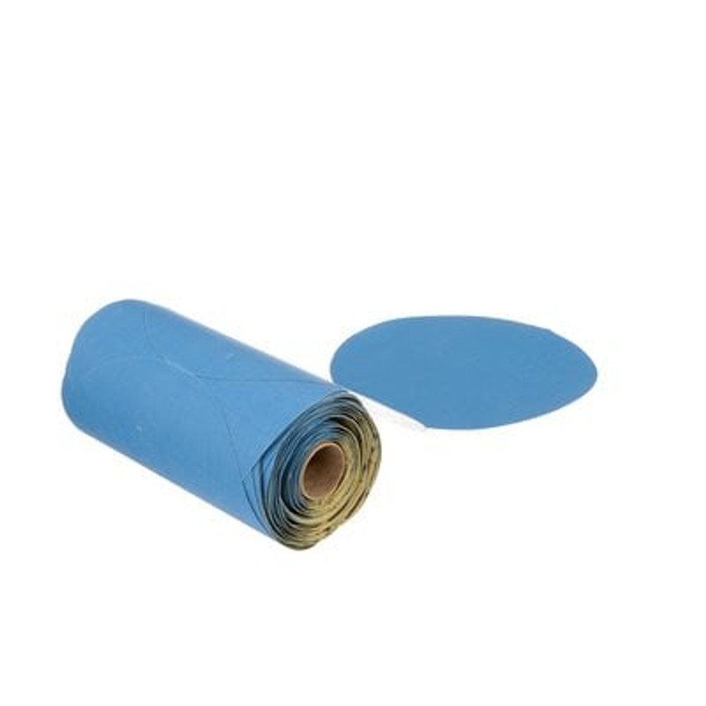 3M Stikit Blue Abrasive Disc Roll 36210, 6 in, 320 Grade, 100 Discs/Roll, 5 Rolls/Case 36210