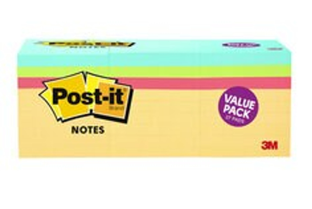 Post-it  Notes 654-2700-YW, 3 in x 3 in (76 mm x 76 mm)