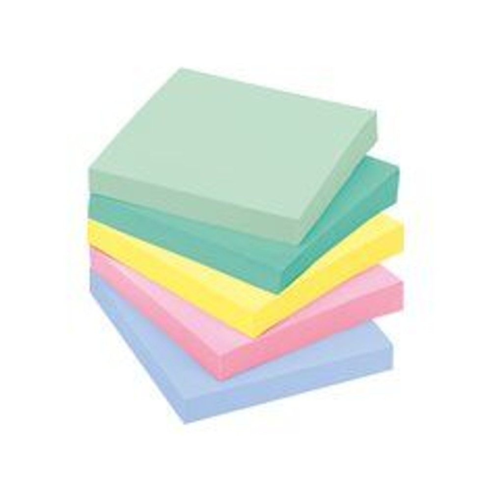 Post-it 654-24APVAD, 3 in x 3 in (76 mm x 76 mm), Marseille Colors 97154