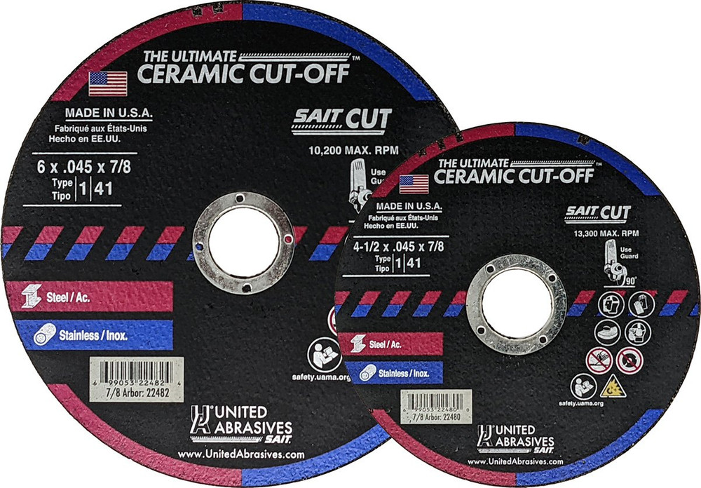 .045" Cutting Wheels Type 1/Type 41,The Ultimate Ceramic Premium Performance,  Products 22481