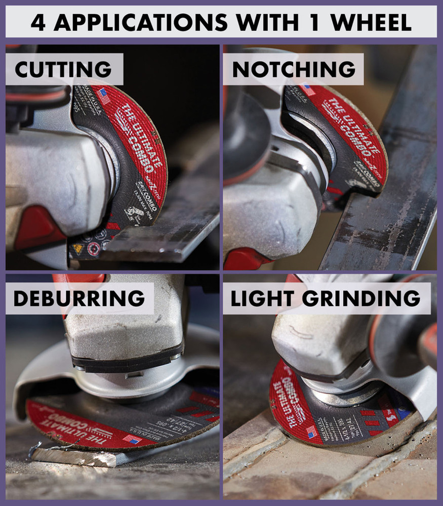 .095" Ultimate Combo Wheels,A60S General Purpose,  7/8 Arbor - No Hub 22326