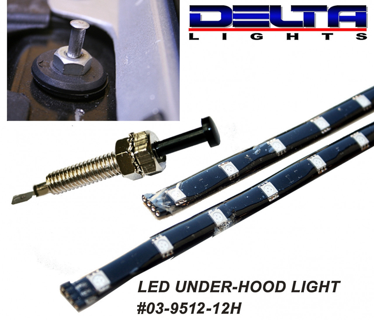 LED Under Hood Light & Switch