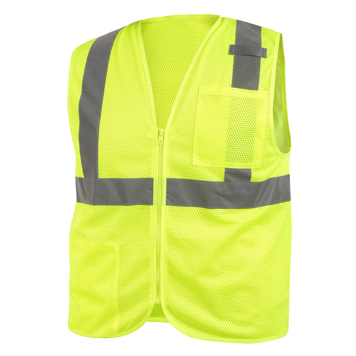Reflective Apparel Lime Safety Vest Value Lime Reflective Vest1