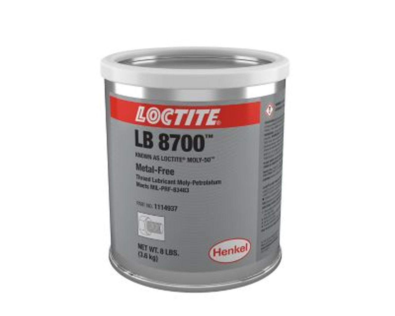 MOLY 50 ANTISEIZE PASTE, 1LB LOCTITE LB 8700 - Strobels Supply