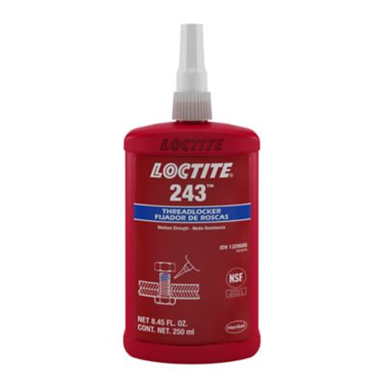 LOCTITE 243, Universal adhesive for Securing Screws, Medium-Strength thread  lock & 270, adhesive for the Permanent Securing of Screws, High-Strength