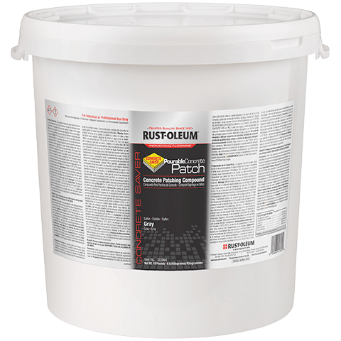 Concrete Saver Pourable Patching Compound by RustOleum Gray